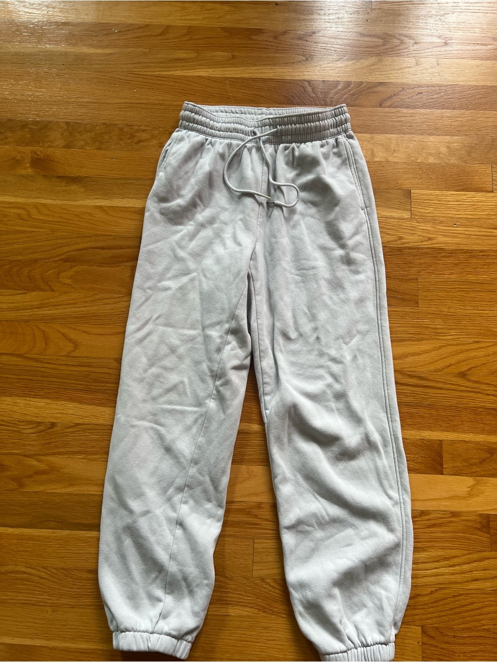 H&M Light Gray Kids Jogger Sweatpants with Drawstring